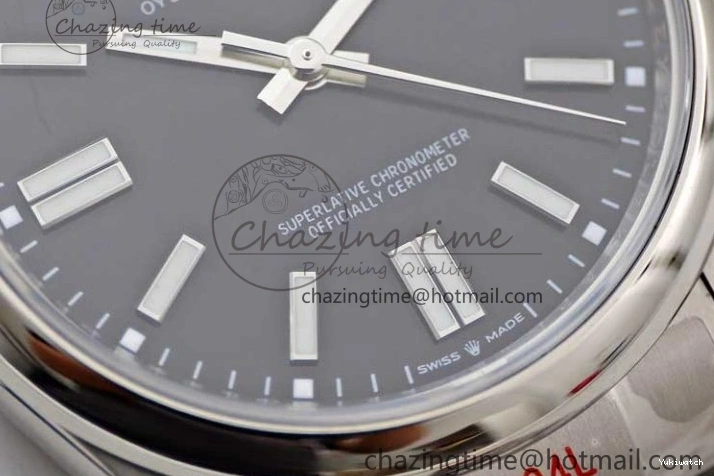 Dial A2824 Oyster Edition Best EWF Steel 124300 Black 41mm on Perpetual SS Bracelet 904L 1:1 0504